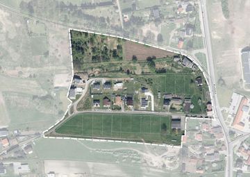 mapa wycinka terenu z lotu ptaka