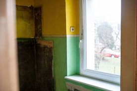 Wnętrze mieszkania do remontu