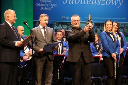 Koncert z okazji 75-lecia Miejskiej Orkiestry Dętej Rybnik połączony z wręczeniem Orkiestrze Złotej Honorowej Lampki Górniczej 