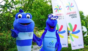 Maskotki: Rybek i Raczek Modraczek 