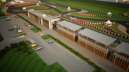 Wizualizacja toru kartingowego 