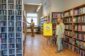 budynek domu kultury w Rybniku Boguszowicach i filli biblioteki nr 20