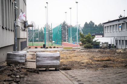 Teren budowy parkingu