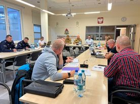 Posiedzenie sztabu kryzysowego