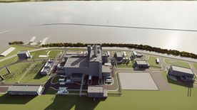 Wizualizacja bloku gazowo-parowego w Rybniku