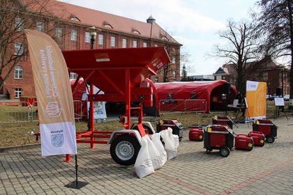 zakupiony sprzęt i wyposażenie na potrzeby ochrony ludności i obrony cywilnej