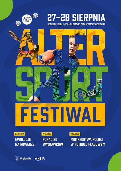 Plakat Alter Sport Festiwalu 2022