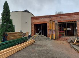 Plac budowy krematorium na rybnickim cmentarzu