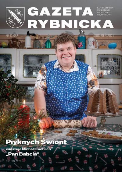 Okładka wrześniowego numeru Gazety Rybnickiej - Michał Froehlich „Pan Babcia”