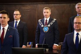 Uroczystość zaprzysiężenia nowej rady miasta 