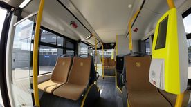 Prezentacja rybnickiego autobusu hybrydowego w Rybniku