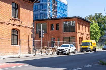 Prace na budowie pierwszej inwestycji rybnickiego Towarzystwa Budownictwa Społecznego przy ul. Hallera 