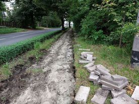Budowa chodnika dla pieszych przy ul. Chwałowickiej