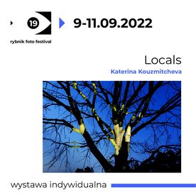 Grafika zapowiadająca wystawę zdjęć Rybnik Foto Festival 2022