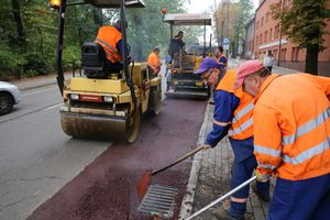 Budowa dróg rowerowych w Śródmieściu. Fot. W. Troszka