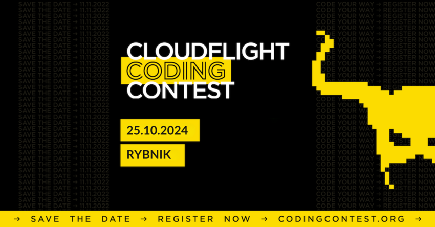 Plakat konkursu Coding Contest