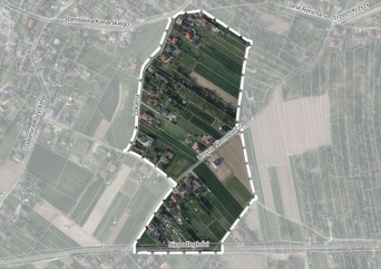 widok planu dzielnicy