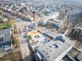 Plac budowy sali gimnastycznej przy II LO