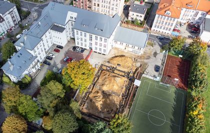 Budowa sali gimnastycznej na terenie I Liceum Ogólnokształcącego im. Powstańców Śląskich 