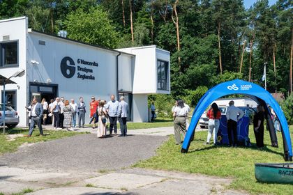 Uczestnicy konferencji prasowej ws. Festiwalu Górnej Odry