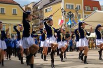 Festiwal orkiestr dętych Złota Lira - parada orkiestr i mażoretek