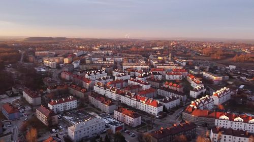 Bloki w dzielnicy Boguszowice Osiedle z lotu ptaka