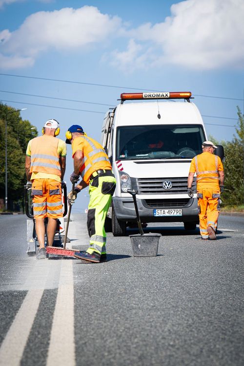 Prace drogowe na ul. Żorskiej
