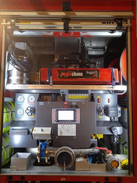 Wyposażenie wozu strażackiego