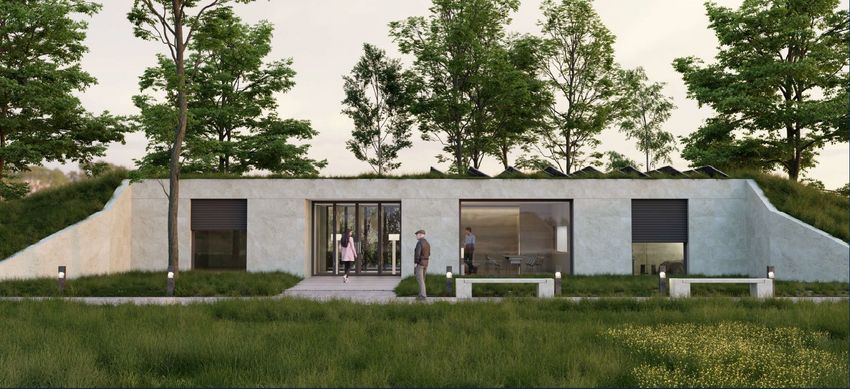 Koncepacja architektoniczna Laboratorium Politechniki Śląskiej Eko-Dom-Energia 