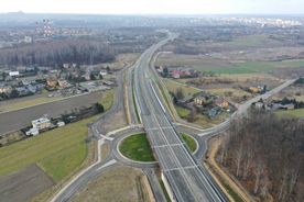 Dwupasmowa Droga Regionalna z lotu ptaka