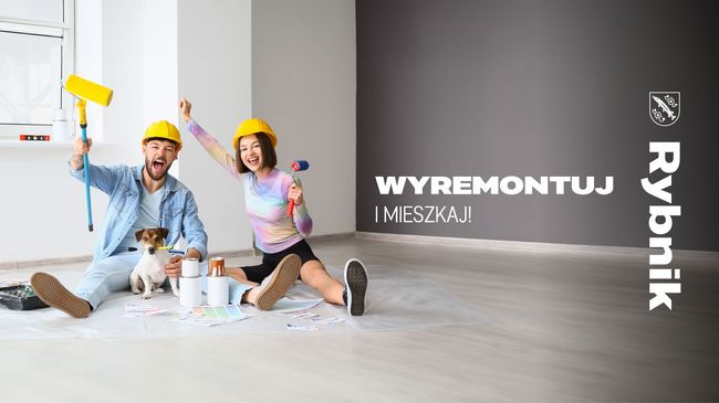 Grafika programu "Wyremontuj i mieszkaj"