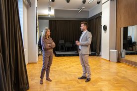 budynek domu kultury w Rybniku Boguszowicach i filli biblioteki nr 20
