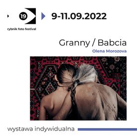 Grafika zapowiadająca wystawę zdjęć Rybnik Foto Festival 2022