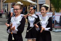 Festiwal orkiestr dętych Złota Lira - parada orkiestr i mażoretek