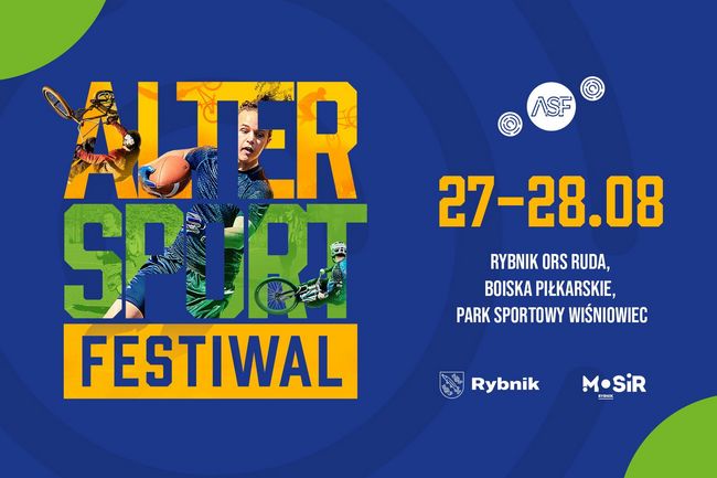 Zawody sportowe Alter Sport Festiwal - plakat imprezy