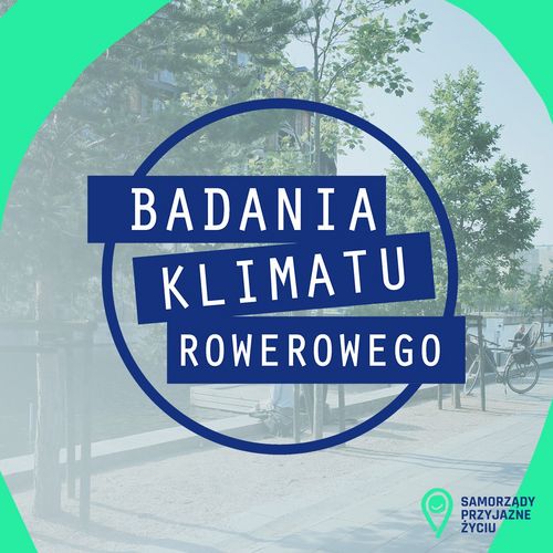 Grafika projektu Badania Klimatu Rowerowego, o którym mowa w tekście