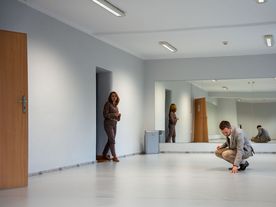 budynek domu kultury w Rybniku Boguszowicach i filli biblioteki nr 20