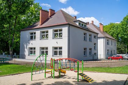 Budynek przedszkola publicznego nr 9 widok termomodernizacji