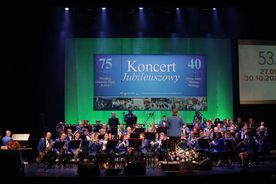 Koncert z okazji 75-lecia Miejskiej Orkiestry Dętej Rybnik połączony z wręczeniem Orkiestrze Złotej Honorowej Lampki Górniczej 