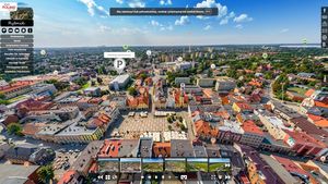 Rybnik z lotu ptaka - panorama miasta