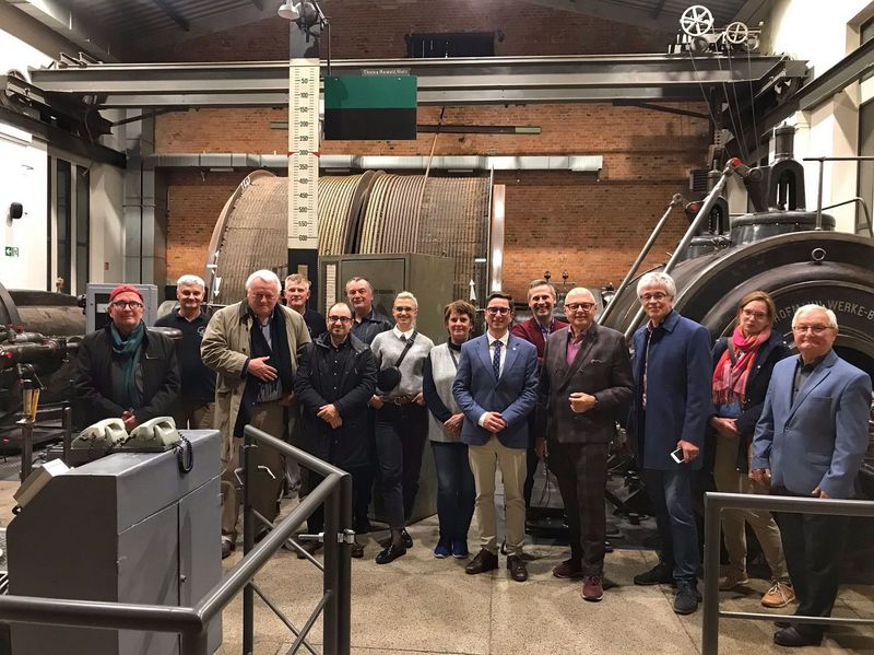 Członkowie Zarządu Europejskiego Szlaku Dziedzictwa Przemysłowego, największego stowarzyszenia zrzeszającego obiekty poprzemysłowe na Starym Kontynencie, zwiedzają Zabytkową Kopalnię Ignacy