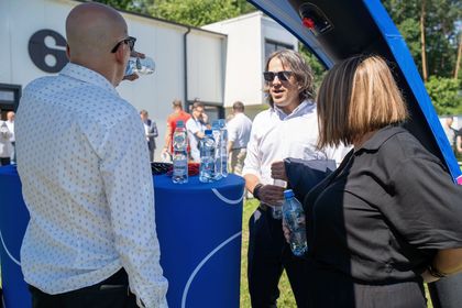 Uczestnicy konferencji prasowej ws. Festiwalu Górnej Odry