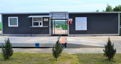 Punkt Selektywnej Zbiórki Odpadów Komunalnych - kontener biurowy
