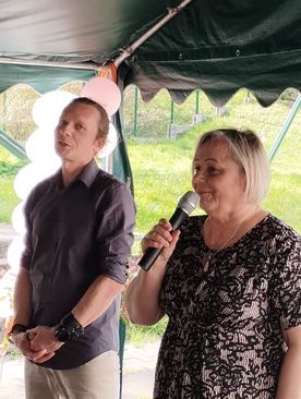 Obchody 5-lecia Spóldzielni Bistro z ikrą - Piotr Puchała i Lidia Moc