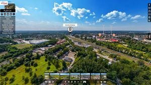 Rybnik z lotu ptaka - panorama miasta