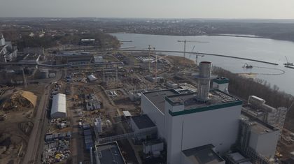 Widok na budowę z lotu ptaka