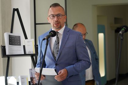 Konferencja prasowa z okazji pierwszych urodzin Edukatorium Juliusz. 