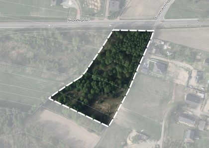 widok planu dzielnicy
