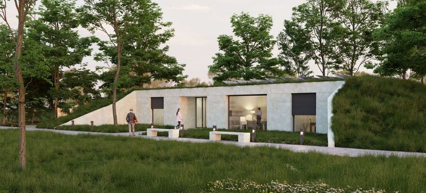 Koncepacja architektoniczna Laboratorium Politechniki Śląskiej Eko-Dom-Energia