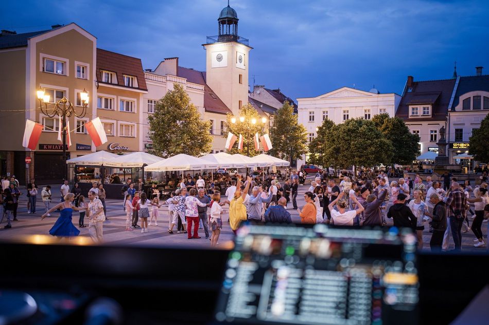 Potańcówka na rybnickim rynku